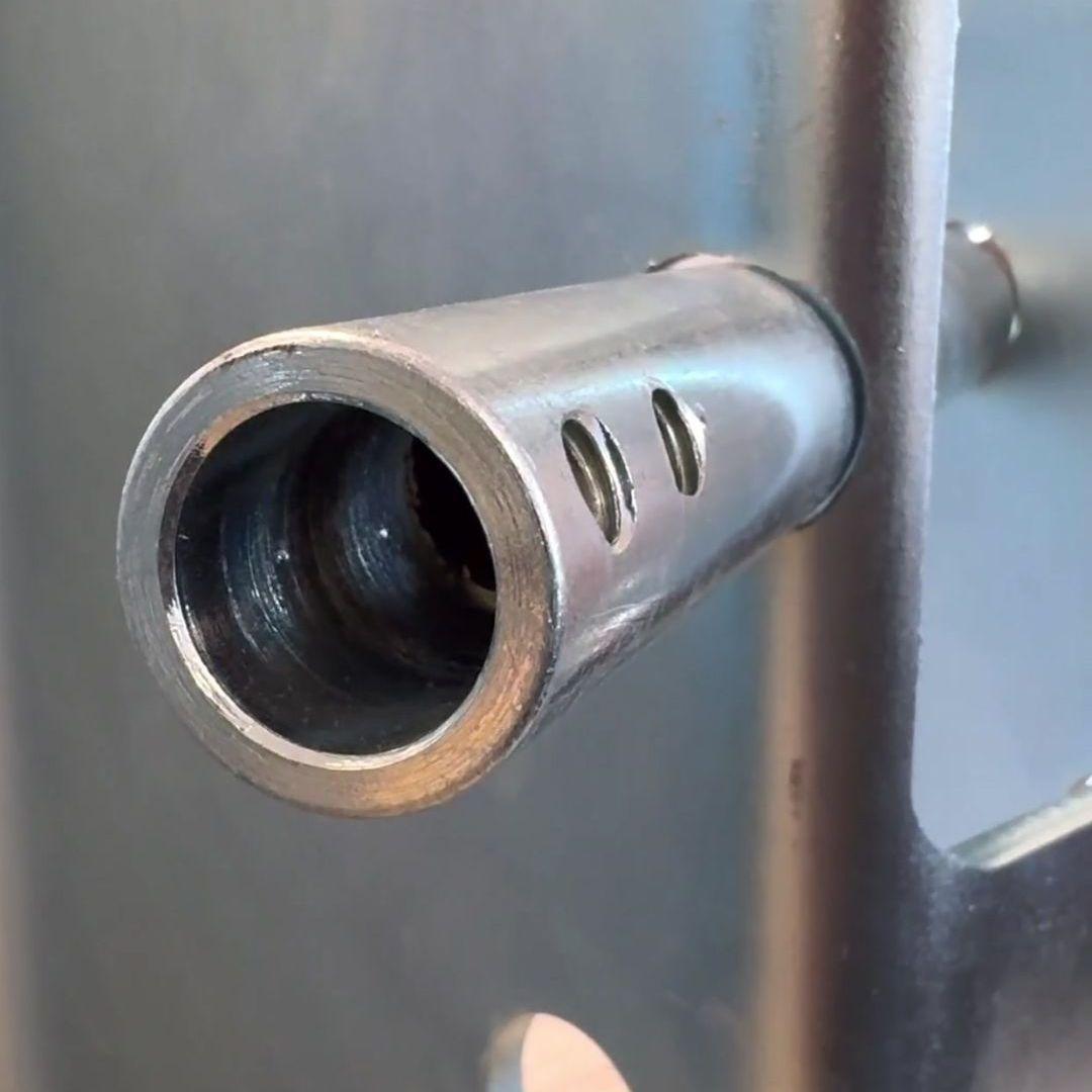 Schuine gaten in zetlijn